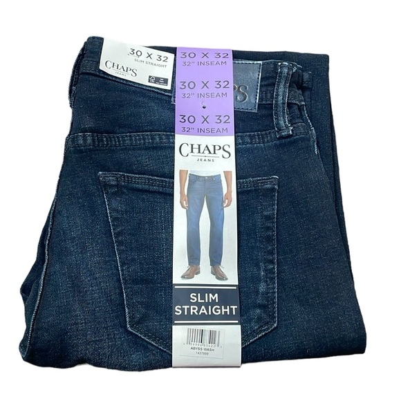 Chaps - Men’s Slim Straight Jeans - Picture 4 of 4